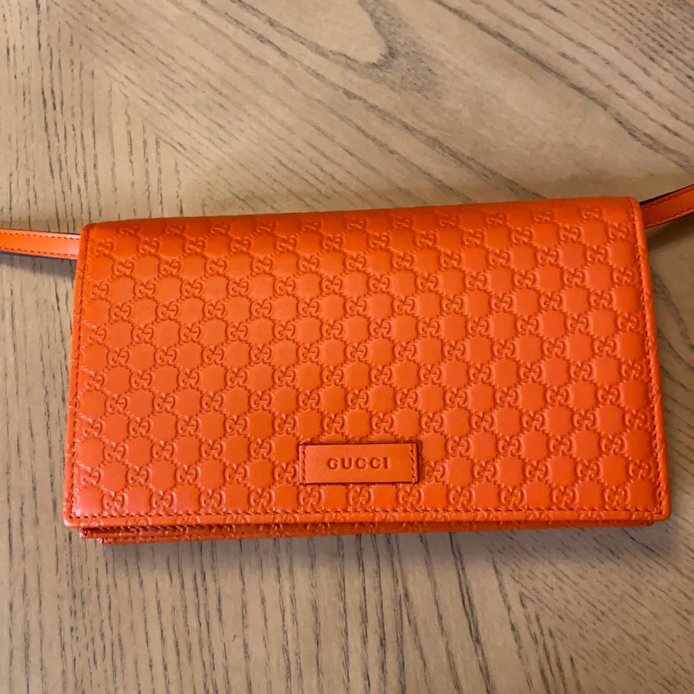 ❤️ Authentic Gucci Guccissima Crossbody Wallet / Purse